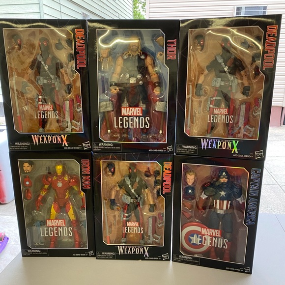 12 inch hasbro marvel legends lot of 6 - Picture 1 of 1